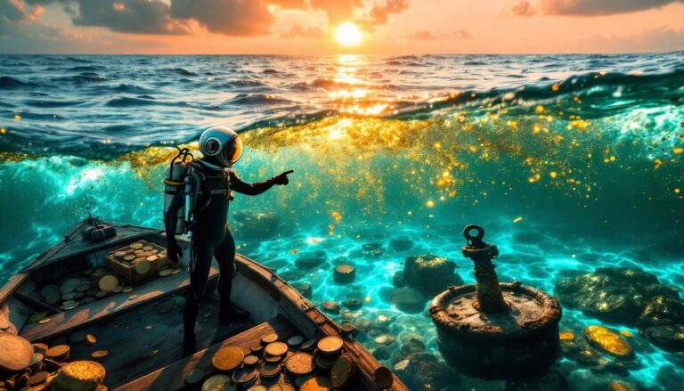 The mind-blowing amount of gold floating in the ocean — explorers are still hunting it